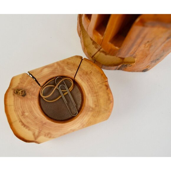 Richard Rothbard Natural Tree Wood Desk Organizer - Picture 6 of 8